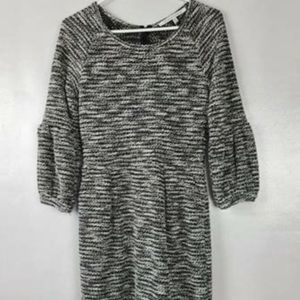 Collective Concepts Gray/Black Knit dress.